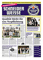 Schneider Weisse, Zeitung der Weissbierbrauerei